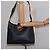 Borsa a Spalla Gancini in Pelle Nera e Oro Auth 144644 di Salvatore Ferragamo Nero D'oro - vista 22