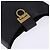 Borsa a Spalla Gancini in Pelle Nera e Oro Auth 144644 di Salvatore Ferragamo Nero D'oro - vista 6