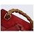 Zaino in Pelle Suede GUCCI Bamboo Rosso Oro 003 8030 Auth gh770 D'oro - vista 14
