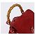 Zaino in Pelle Suede GUCCI Bamboo Rosso Oro 003 8030 Auth gh770 D'oro - vista 6
