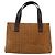 Céline Borsa a mano in tela Macadam C di CELINE marrone e oro Auth 144381 D'oro - vista 2