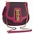LOUIS VUITTON Borsa a Spalla Trappezio Art Deco in Pelle Rosa M97085 Auth 141216V Bordò
