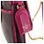 LOUIS VUITTON Borsa a Spalla Trappezio Art Deco in Pelle Rosa M97085 Auth 141216V Bordò - vista 20