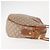 Céline Borsa a Spalla in Tela Macadam CELINE PVC Beige Oro Auth 144212 D'oro - vista 3