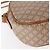 Céline Borsa a Spalla in Tela Macadam CELINE PVC Beige Oro Auth 144212 D'oro - vista 9