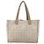 CHANEL Nuova Borsa Tote da Viaggio Nylon Beige Oro CC Auth ti3423 D'oro - vista 2