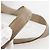 CHANEL Nuova Borsa Tote da Viaggio Nylon Beige Oro CC Auth ti3423 D'oro - vista 8