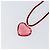 Baccarat Herz Halskette aus rotem Kristall Auth am9096 - Ansicht 9