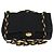 BALLY Borsa a Spalla con Catena Nylon Nero Oro Auth am9111 D'oro