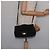 BALLY Borsa a Spalla con Catena Nylon Nero Oro Auth am9111 D'oro - vista 23
