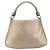 Bolso de Hombro Vala de Cuero Beige Dorado Auth 142849 de Salvatore Ferragamo - vista 2