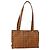 Borsa a Spalla MCM Logogram Vicetos in Pelle PVC Marrone Oro Auth am9099 D'oro