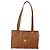 Borsa a Spalla MCM Logogram Vicetos in Pelle PVC Marrone Oro Auth am9099 D'oro - vista 13