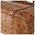 Borsa a Spalla MCM Logogram Vicetos in Pelle PVC Marrone Oro Auth am9099 D'oro - vista 15