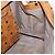 Borsa a Spalla MCM Logogram Vicetos in Pelle PVC Marrone Oro Auth am9099 D'oro - vista 17