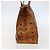 Borsa a Spalla MCM Logogram Vicetos in Pelle PVC Marrone Oro Auth am9099 D'oro - vista 3