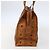Borsa a Spalla MCM Logogram Vicetos in Pelle PVC Marrone Oro Auth am9099 D'oro - vista 4