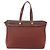 Hermès HERMES Herbag Cabas GM Borsa Tote Tela Pelle Marrone Oro Auth bs29683 D'oro - vista 13