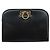 Borsa a spalla in pelle Gancini Chain di Salvatore Ferragamo Nero Oro Auth 143759 - vista 13
