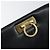 Borsa a spalla in pelle Gancini Chain di Salvatore Ferragamo Nero Oro Auth 143759 - vista 17