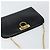 Borsa a spalla in pelle Gancini Chain di Salvatore Ferragamo Nero Oro Auth 143759 - vista 6