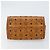Borsa MCM Logogram Vicetos in pelle PVC marrone oro Auth am9103 D'oro - vista 5