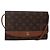LOUIS VUITTON Borsa a Spalla Monogram Bordeaux 24 M51798 LV Auth 144113 Monogramma