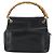 Borsa a mano in pelle Gucci Bamboo nera e oro 000 2865 0575 Auth 143348 Nero D'oro - vista 2