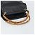 Borsa a mano in pelle Gucci Bamboo nera e oro 000 2865 0575 Auth 143348 Nero D'oro - vista 7