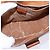 Céline Borsa a Spalla in Tela Macadam CELINE in Pelle PVC Marrone Oro Auth 145772 D'oro - vista 11