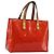 LOUIS VUITTON Monogram Vernis Reade PM Borsa a Mano Rossa M91088 LV Auth 145683 Rosso