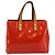 LOUIS VUITTON Monogram Vernis Reade PM Borsa a Mano Rossa M91088 LV Auth 145683 Rosso - vista 13