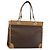 Céline Borsa a mano in tela Macadam CELINE marrone oro Auth ti3457 D'oro