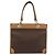 Céline Borsa a mano in tela Macadam CELINE marrone oro Auth ti3457 D'oro - vista 13