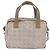 CHANEL Nuova Borsa da Viaggio in Nylon 2way Beige Argento CC Auth 145353 - vista 2