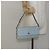 PRADA Sac à bandoulière en nylon bleu clair or Auth 143505 Doré - vue 23