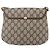 Borsa a spalla Gucci GG Canvas Web Sherry Line in pelle PVC beige e verde Auth BA6766 Rosso - vista 2
