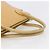Céline Borsa a Mano CELINE in Pelle 2 in 1 Oro Giallo Auth bs29816 D'oro - vista 7