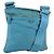 PRADA Schultertasche Nylon Hellblau Silber Authentisch 151024