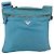 PRADA Schultertasche Nylon Hellblau Silber Authentisch 151024 - Ansicht 13