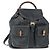 Zaino in pelle Gucci Bamboo blu navy oro 003 2058 0016 Auth 152368