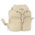 Sac à dos PRADA en nylon blanc argenté Auth 149779