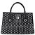 Borsa a mano in pelle nera con borchie Jimmy Choo Auth 149751 Nero Argento - vista 13