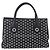Borsa a mano in pelle nera con borchie Jimmy Choo Auth 149751 Nero Argento - vista 2
