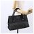Borsa a mano in pelle nera con borchie Jimmy Choo Auth 149751 Nero Argento - vista 22