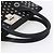 Borsa a mano in pelle nera con borchie Jimmy Choo Auth 149751 Nero Argento - vista 7