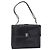 Autre Marque Borsa a spalla in pelle nera e oro Nova Check di Burberrys Auth bs30769 Nero D'oro