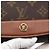 LOUIS VUITTON Borsa a Spalla Monogram Bordeaux 24 M51798 Auth LV ep11920 Monogramma - vista 17