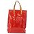 LOUIS VUITTON Monogram Vernis Reade MM Hand Bag Red Rouge M91086 LV Auth 152096 - view 2