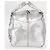 BALENCIAGA Borsa a Mano Grease in Pelle Argento 203249 Auth bs30812 - vista 4